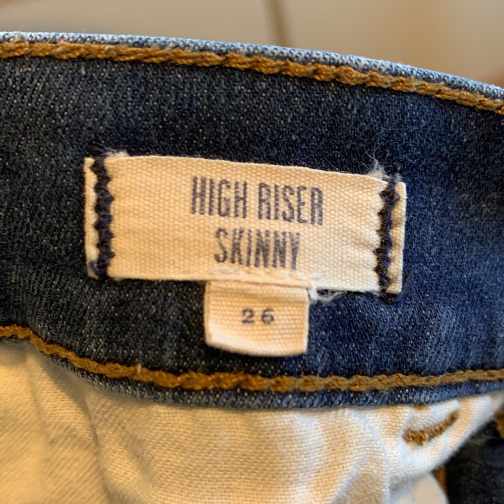 Madewell High Riser Skinny Jeans Size 26 - Picture 6 of 16